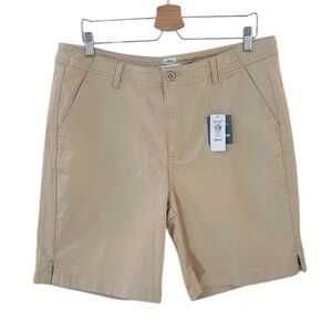 L.L. BRAN Favorite Fit Lakewashed Chino Bermuda Shorts Size 16